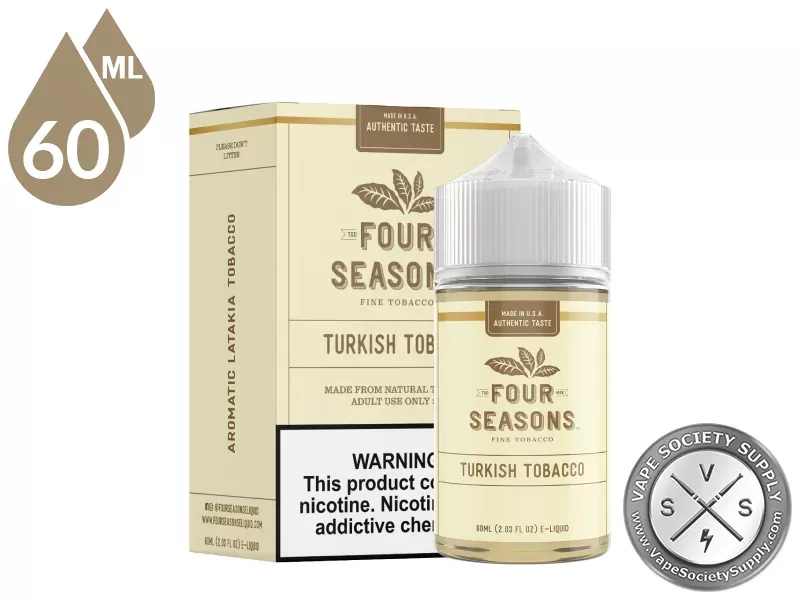 Turkish Tobacco By Four Seasons E-Liquid 60ml - Image 3