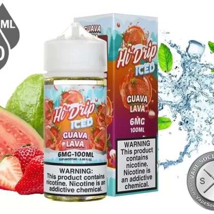 Guava Lava Iced By Hi Drip E-Liquids 100ml