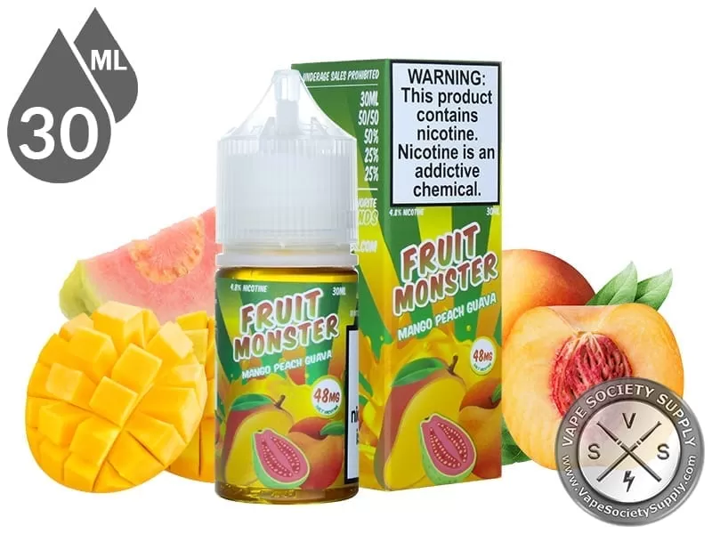 Mango Peach Guava Fruit Monster Salt 30ml