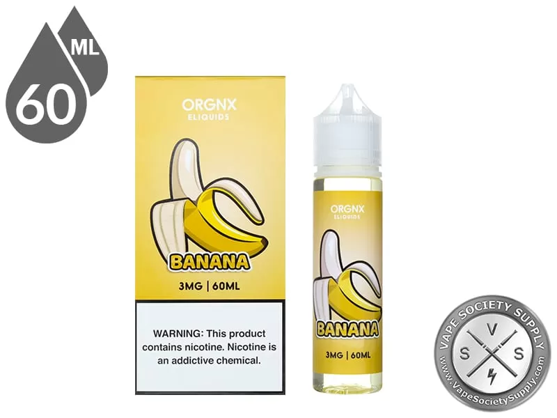 Banana By ORGNX E-Liquids 60ml - Image 2