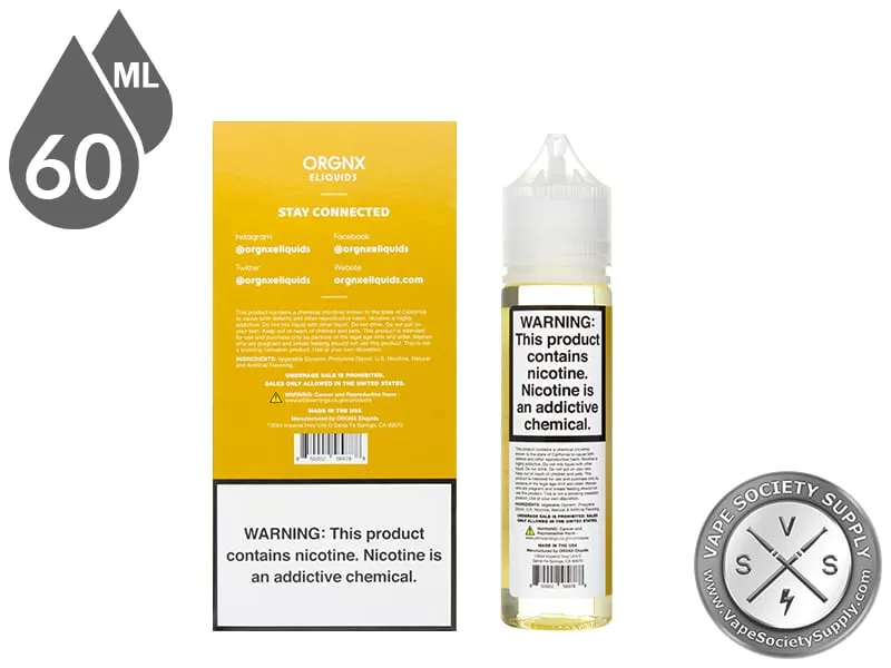 Banana By ORGNX E-Liquids 60ml - Image 3