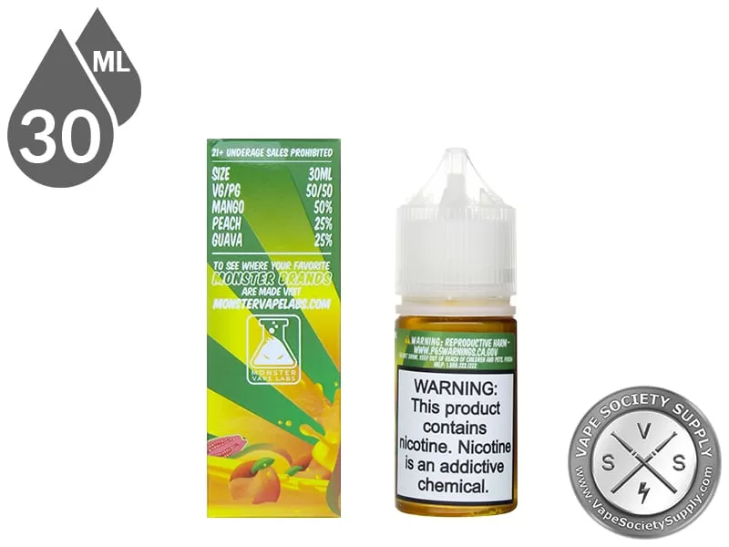 Mango Peach Guava Fruit Monster Salt 30ml - Image 3
