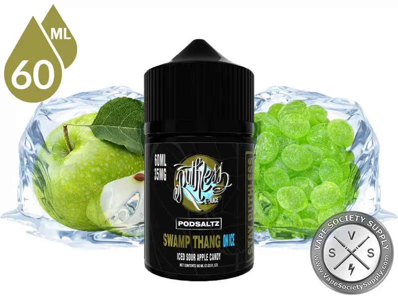 Swamp Thang On Ice Ruthless PODSALTZ 60ml