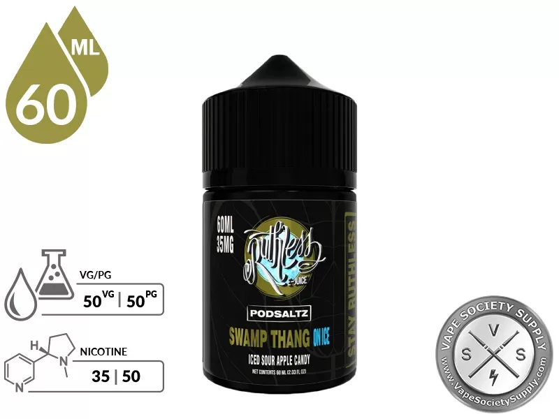 Swamp Thang On Ice Ruthless PODSALTZ 60ml - Image 2