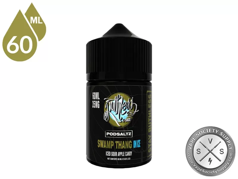 Swamp Thang On Ice Ruthless PODSALTZ 60ml - Image 3
