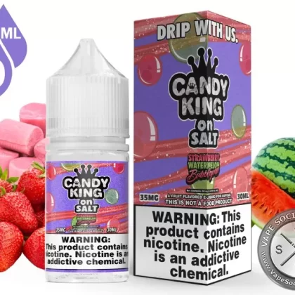 Strawberry Watermelon Bubblegum Candy King On Salt 30ml