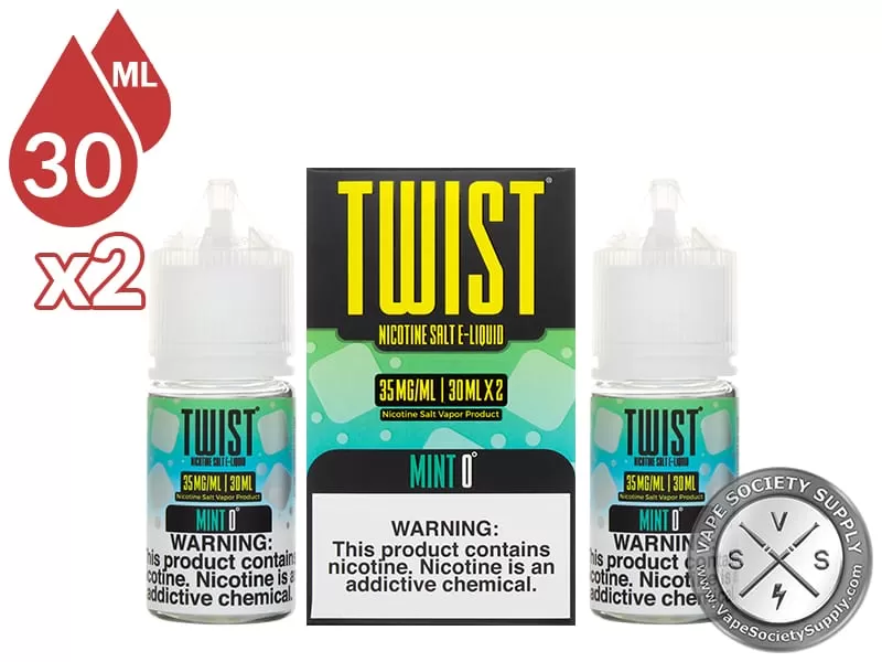 Mint 0° by Twist Salt 60ml - Image 2