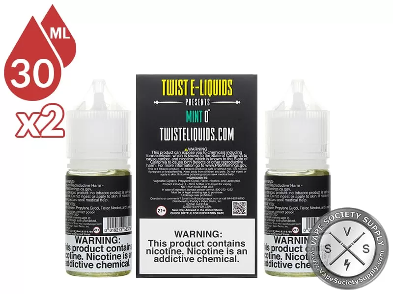 Mint 0° by Twist Salt 60ml - Image 3
