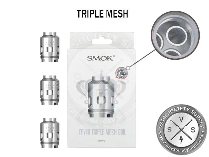 SMOK TFV16 Mesh Replacement Coils (Pack of 3) - Image 3