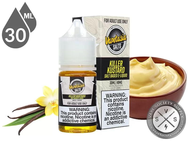 Killer Kustard Vapetasia Salt 30ml