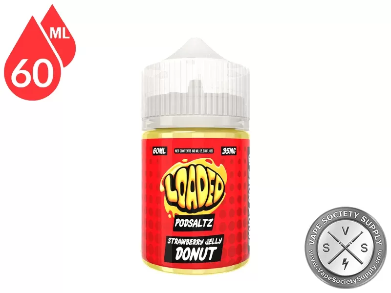 Strawberry Jelly Donut Loaded PODSALTZ 60ml - Image 3