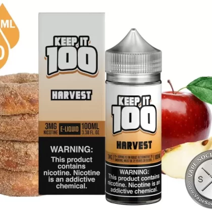 Harvest by Keep It 100 Vape Juice 100ml