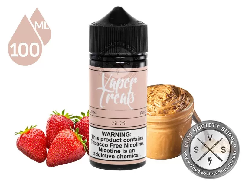 Strawberry Cookie Butter by Vaper Treats 100ml