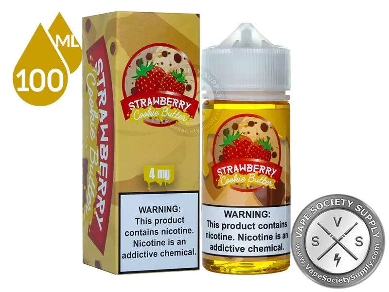 Strawberry Cookie Butter by Vaper Treats 100ml - Image 2