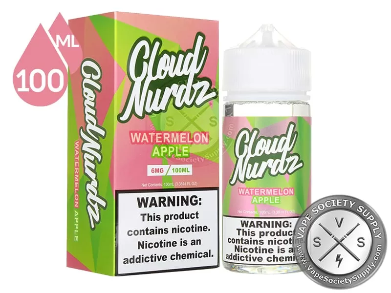 Watermelon Apple by Cloud Nurdz 100ml - Image 2