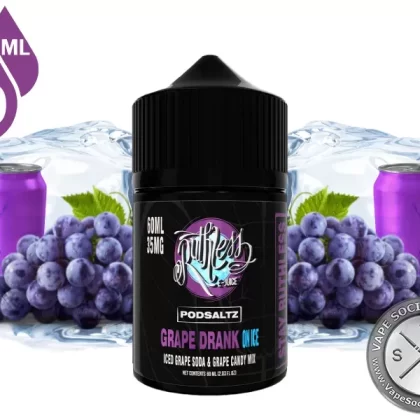 Grape Drank On Ice Ruthless PODSALTZ 60ml