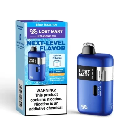 Lost Mary Ultrasonic 35k Blue Razz Ice
