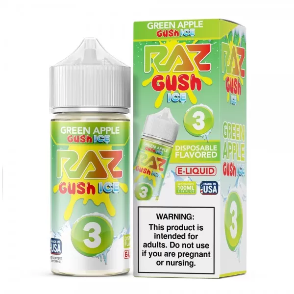 RAZ Nixodine Green Apple Gush Ice 100ml