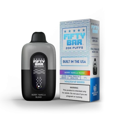 Fifty Bar Nixodine Disposable Berry Vanilla Blend