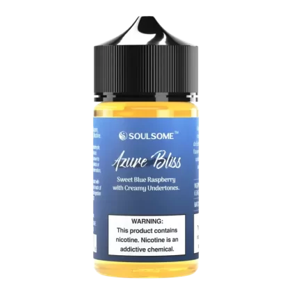 Azure Bliss Blue Raspberry Vape Juice by SoulSome