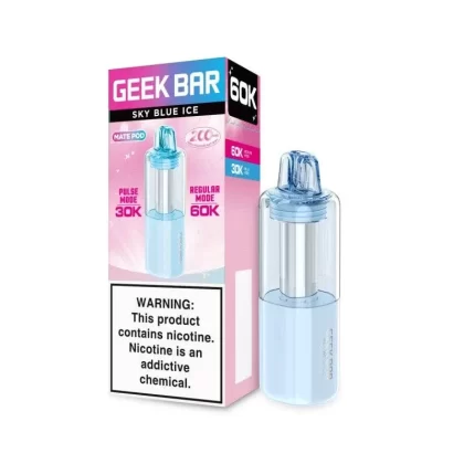 Sky Blue Ice Geek Bar Mate Pod 60K