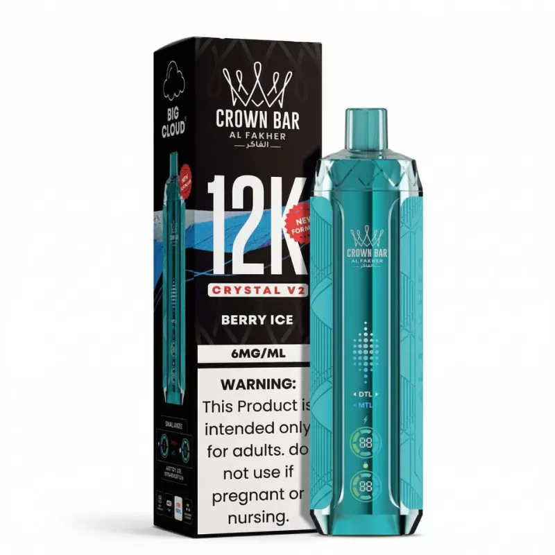 Berry Ice AL Fakher Crown Bar Crystal V2 12000