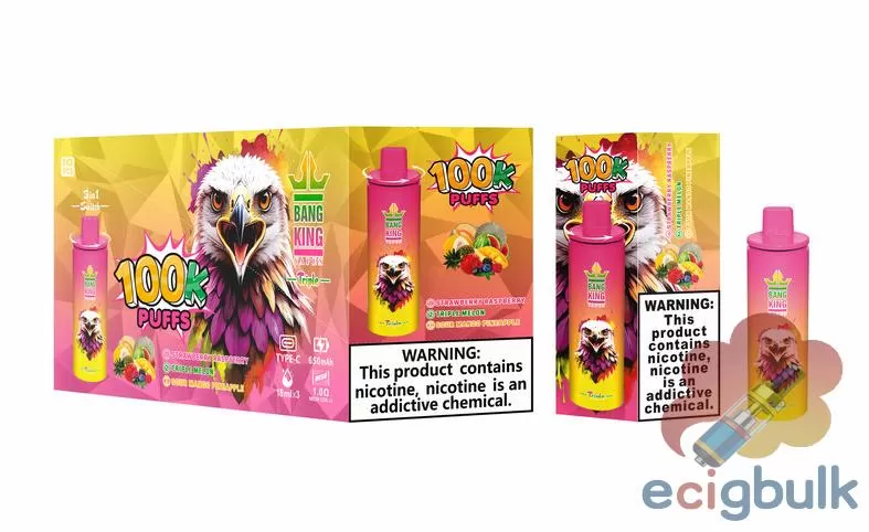 Bang King Triple 100000 Puffs Disposable Vape with Triple Flavor - Image 3