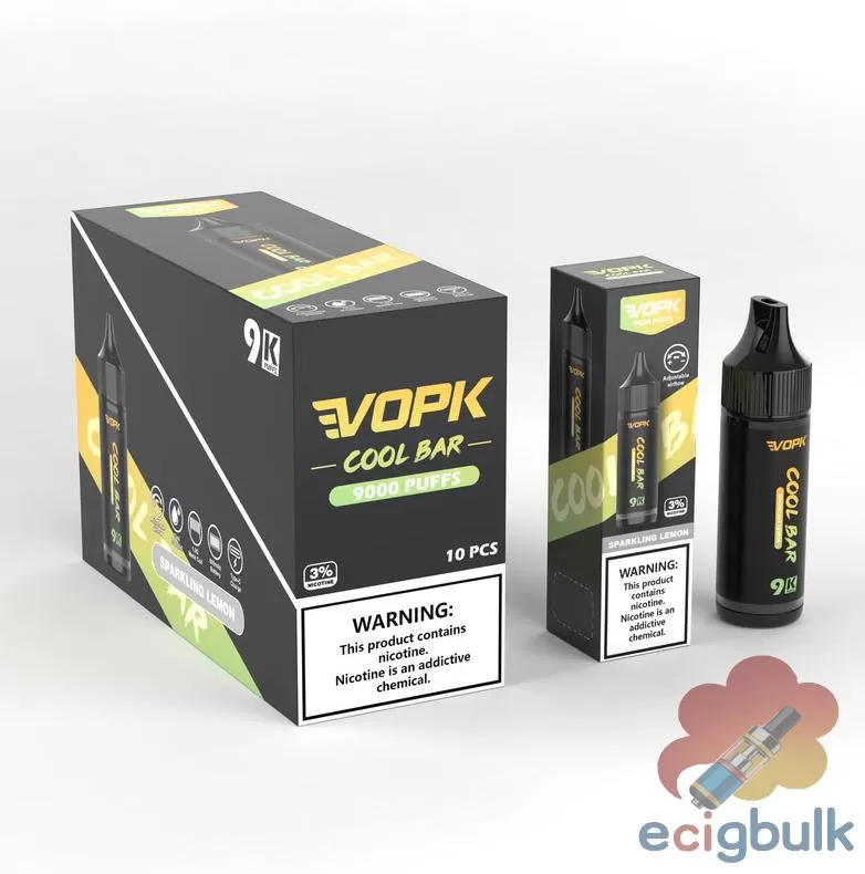 VOPK Cool Bar 9000 Disposable Vape – 9K Puffs, 10 Flavors & Adjustable Airflow - Image 3