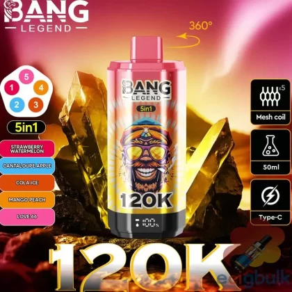 Bang Legend 120K Vape: Ultimate Flavor & Power | 120K Puffs