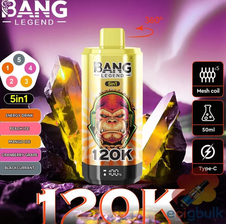 Bang Legend 120K Vape: Ultimate Flavor & Power | 120K Puffs - Image 2