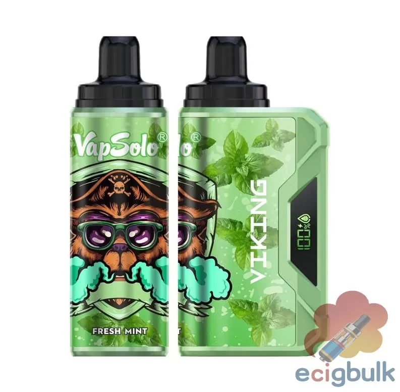 Vapsolo Viking 12000 Disposable Vape | 12K Puffs, Rechargeable, Adjustable Airflow - Image 3