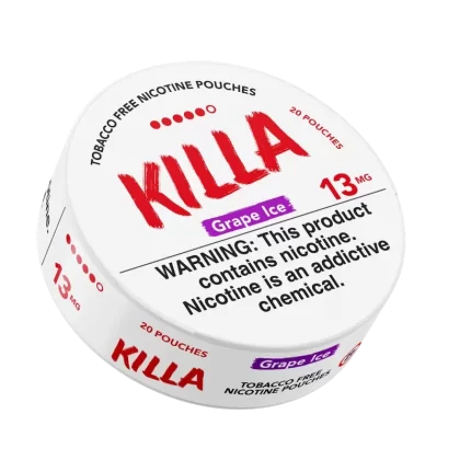 Killa Grape Ice 13mg Nicotine Pouches (5 Pack)