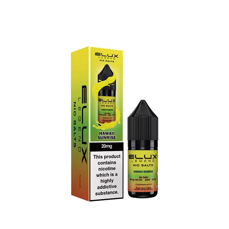 Elux Legend Hawaii Sunrise Nic Salt E-Liquid 10ml