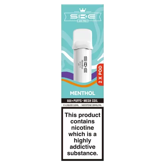 MENTHOL SKE 600 PRO PODS (PACK OF 2)