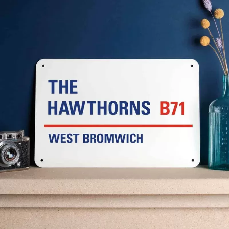 West Brom Football Stadium Street Sign