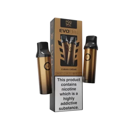 Pod Salt Evolve Pods Cuban Creme
