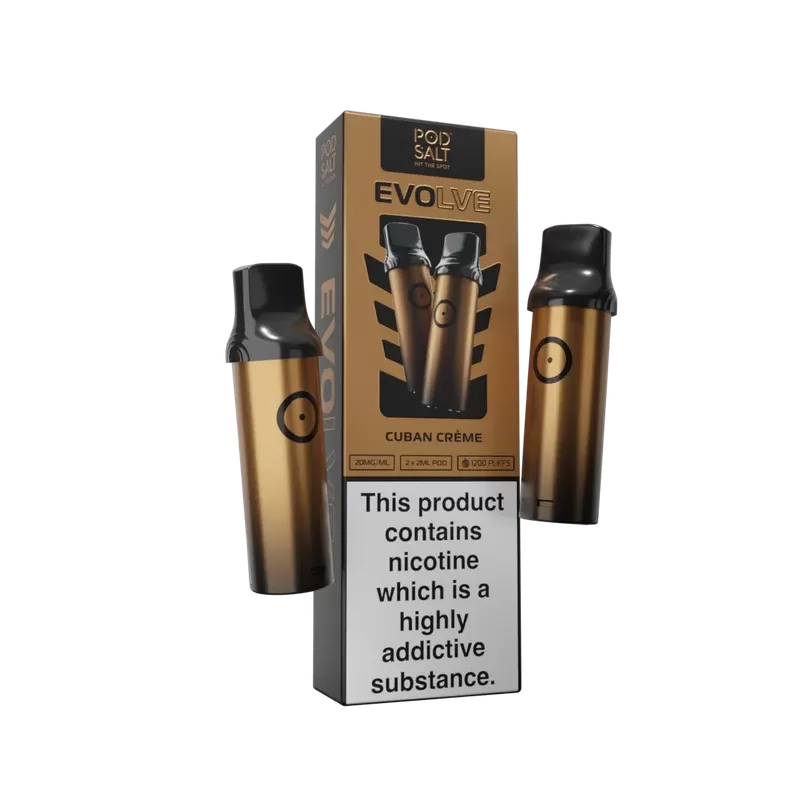 Pod Salt Evolve Pods Cuban Creme