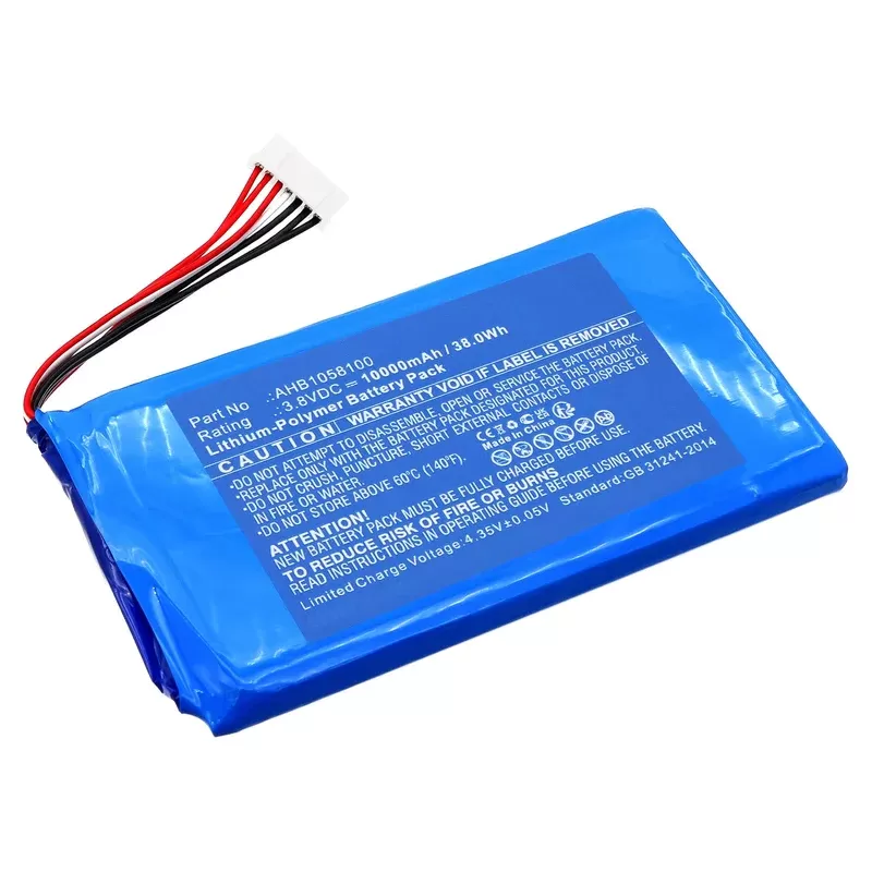 Batteries N Accessories BNA-WB-P20089 Diagnostic Scanner Battery – Li-Pol, 3.8V, 10000mAh, Ultra High Capacity – Replacement for XTOOL AHB1058100 Battery