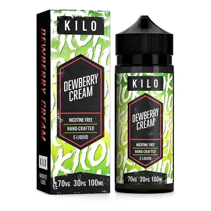 Kilo E-Liquids – Dewberry Cream 100ml Short Fill E-Liquid