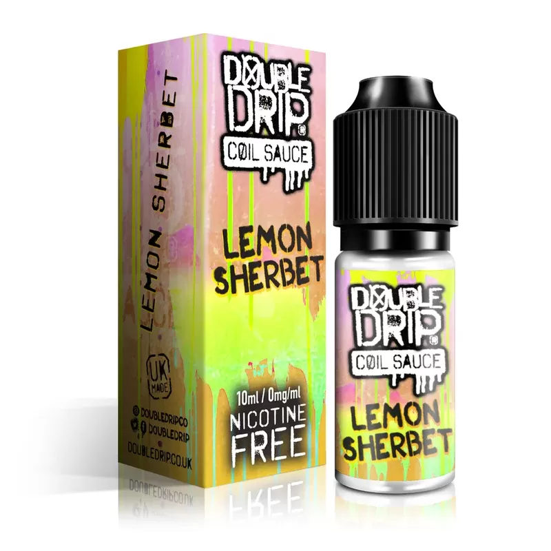Double Drip Lemon Sherbet E-Liquid 10ml – 0mg