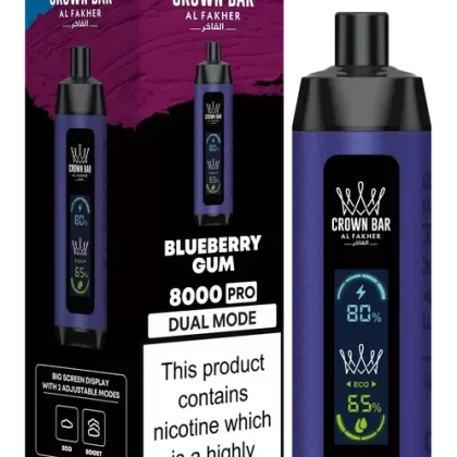 Blueberry Gum Al Fakher Crown Bar PRO 8k