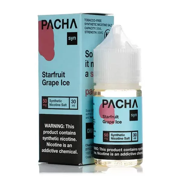 Starfruit Grape Ice by Pachamama Salts TFN 30mL