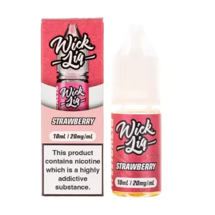 Strawberry Nic Salt E-Liquid by Wick Liq Bar Juice