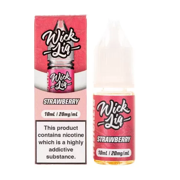 Strawberry Nic Salt E-Liquid by Wick Liq Bar Juice