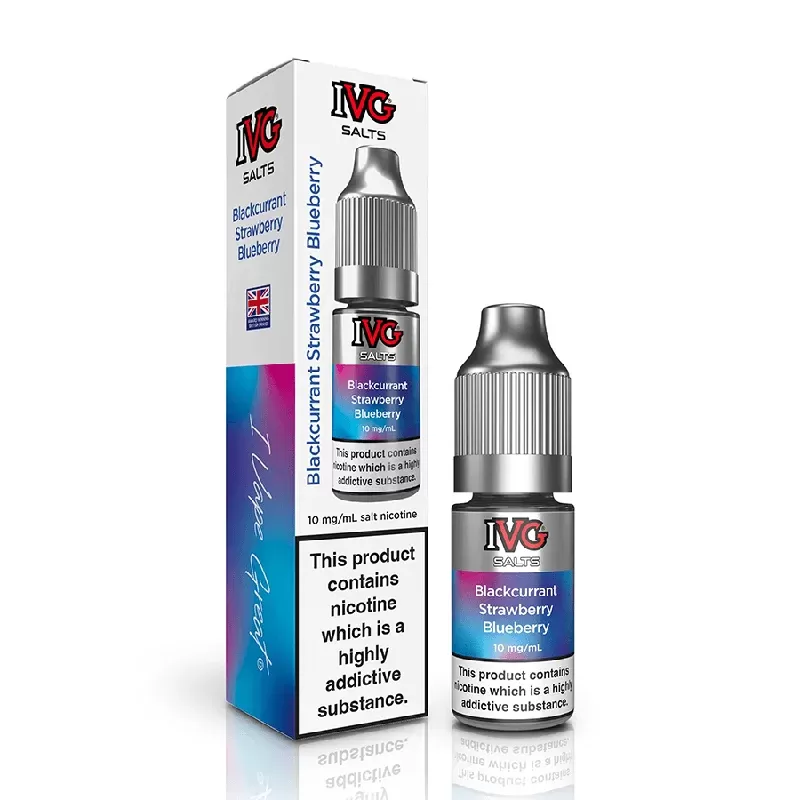 Blackcurrant Strawberry Blueberry Salts E-Liquid by IVG