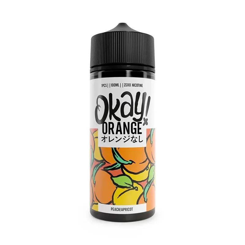 Peach and Apricot Shortfill by Okay Orange. – 100ml