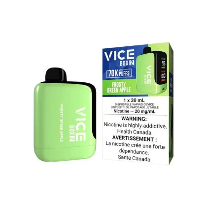 Vice Box 2 Disposable Vape – 70K Puffs – Frosty Green Apple