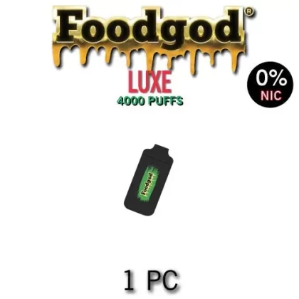 Foodgod ZERO 0% Luxe Disposable Vape Device | 4000 Puffs – 1PC