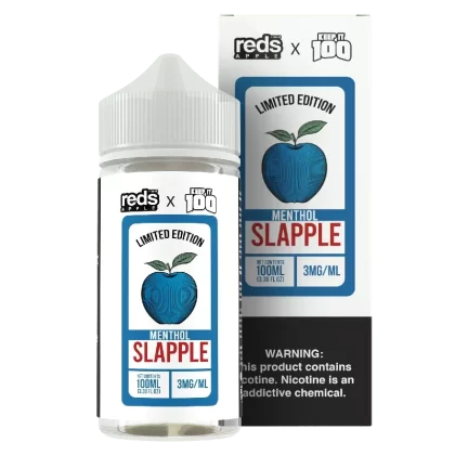 Slapple Menthol – Red’s Apple E-Juice x Keep It 100 – 100mL