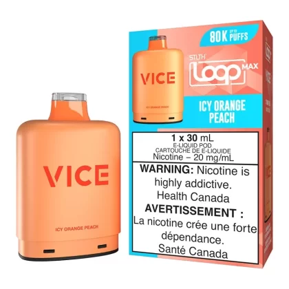 STLTH Loop Max x Vice E-Liquid Pod Pack – Icy Orange Peach 30ml